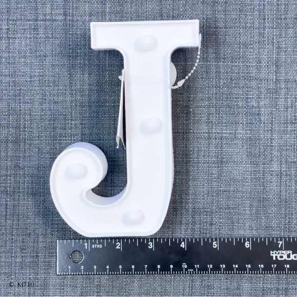 ‼️CLEARANCE SALE‼️ LED Plastic Mono Letter “J” Light NWT by Tru Living - Picture 7 of 11